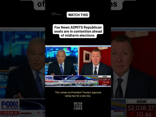 Fox News ADMITS Republican seats are in contention ahead of midterm elections