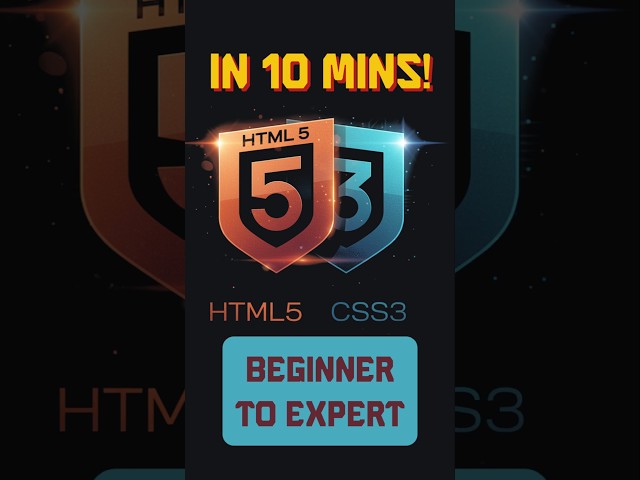 The Fastest Way to Learn HTML & CSS: 10-Minute Tutorial