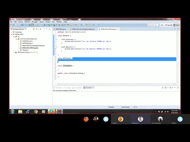 Java polymorphism program with example 