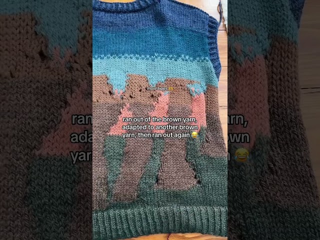 a preview of my video coming this weekend 🎃 #knitting #knit #halloween