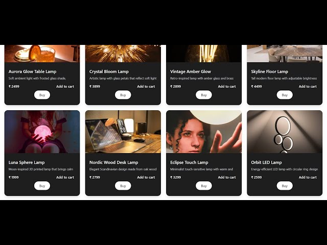 Responsive Product Cards using React & Tailwind CSS | Modern UI Design Tutorial 🔥