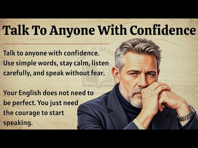 Talk To Anyone With Confidence | Speak Clearly Without Fear | Speak English Fluently ✅
