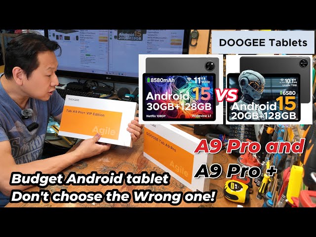 I Tested 2 Budget Doogee Tablets… One is a Big Mistake! 😱 (A9 Pro vs A9 Pro+)