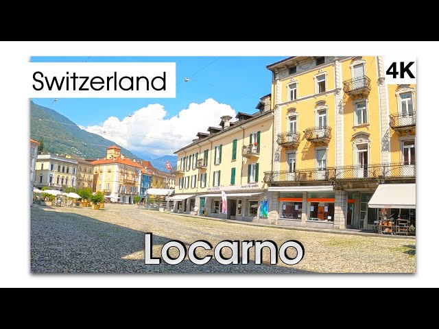 City Walk in Locarno (Ticino, Switzerland) 4K