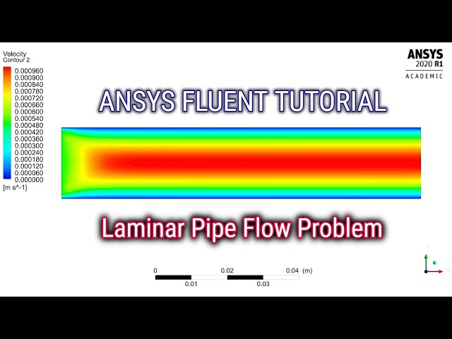 ANSYS Fluent Tutorial | Laminar Pipe Flow Problem | ANSYS Fluent Pipe Flow | CFD Beginners Tutorial