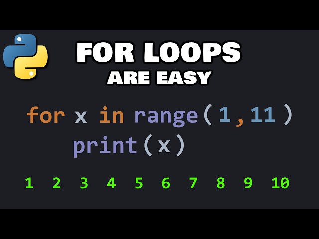 Learn Python for loops in 5 minutes! 🔁