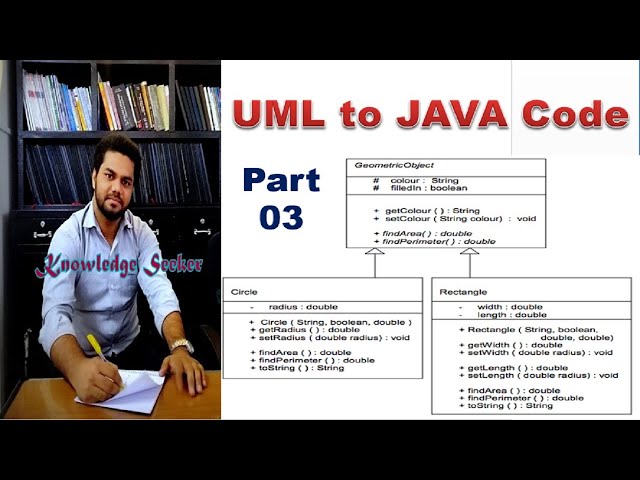 UML to Java Code Practical Example | Part 3