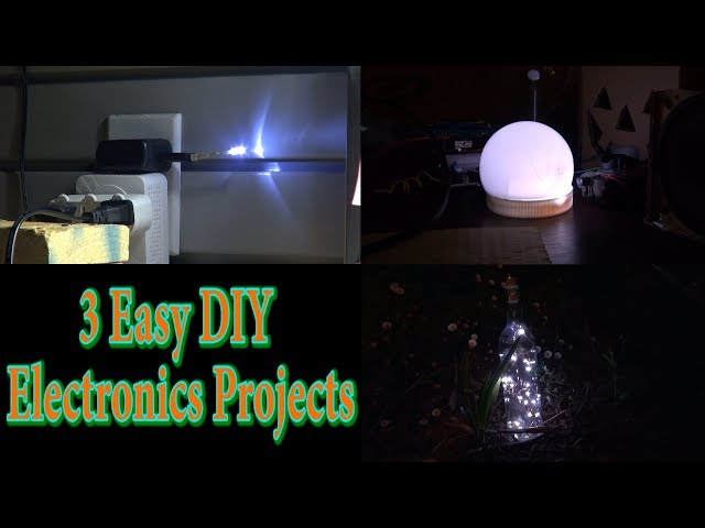 3 Easy DIY Electronics Projects