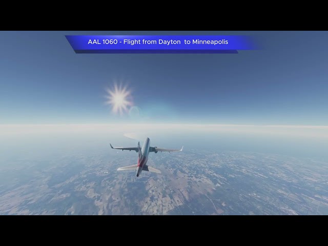 AAL 1060 - Flight from Dayton to Minneapolis
