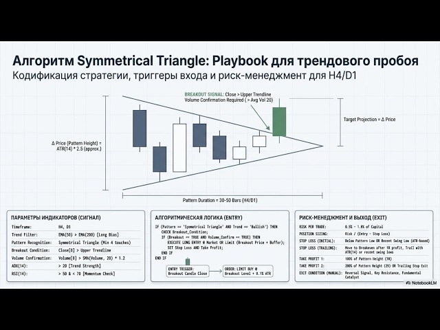 "Symmetrical Triangle" Strategy: Bullish Breakout Trend Trading on H4/D1