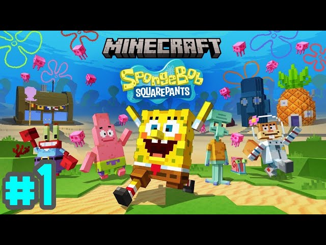 Minecraft x Spongebob DLC Gameplay Playthrough Part 1