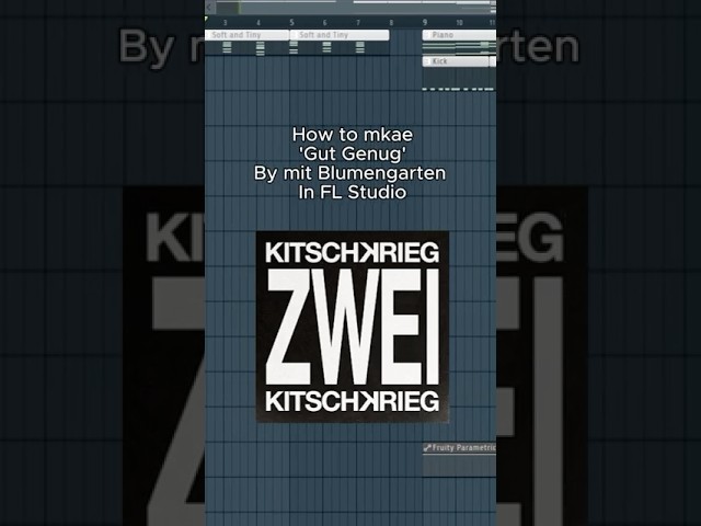 How to mkae 'Gut Genug' By mit Blumengarten In FL Studio #gutgenug #flstudio