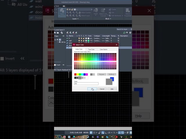 How to Draw a Simple 2D Floor Plan in AutoCAD 2026 p1 #autocad #autocadblocks #autocadtutorial