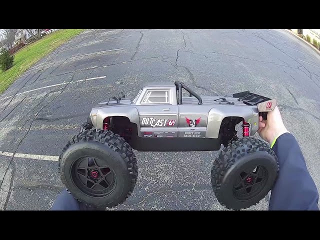ARRMA - Outcast 6S BLX - Maiden Run (on 4S)