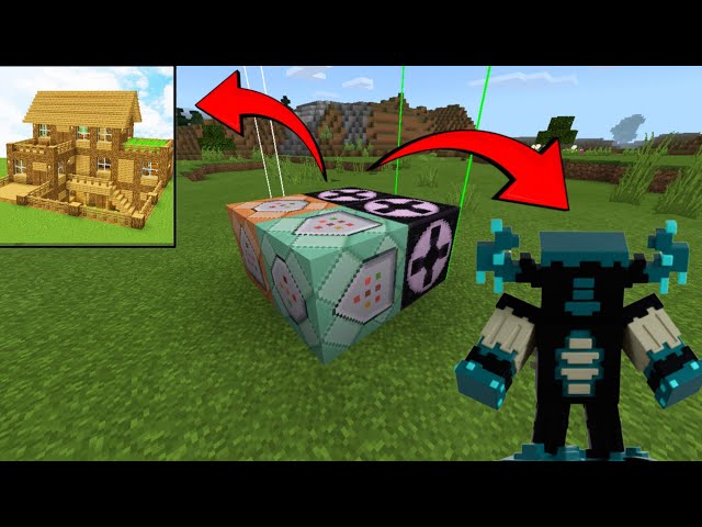 Summon wither in block crazy robo world craft by command block 
