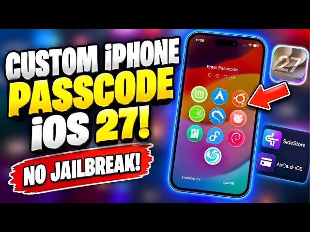 Customize Your iPhone Lock Screen Like a PRO!  iOS 27 | Get a CUSTOM iPhone Lock Screen NO Jailbreak