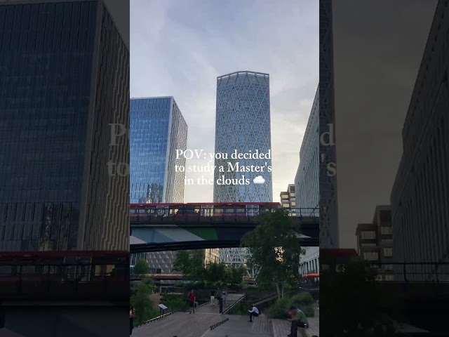 POV Masters in the Clouds #business #mangement #ucl #london #study #students #canarywharf