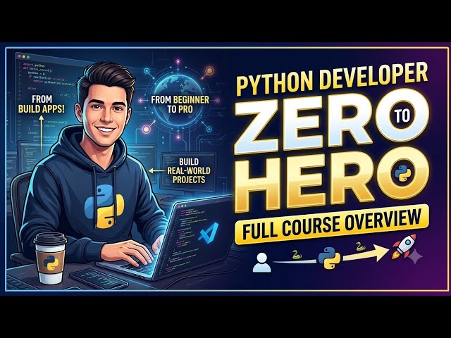 Python Developer Zero to Hero 🐍 full hindi me | ybapko job ready bana deta  Beginner to Job Ready