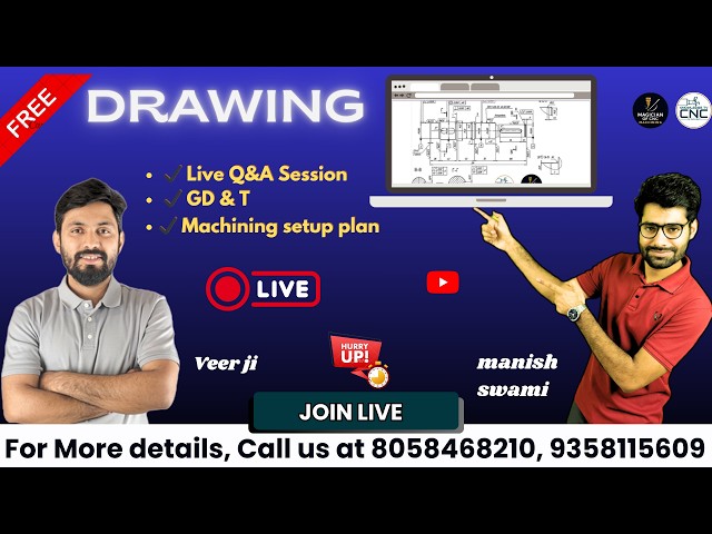 LIVE: GD&T Explained for Machining | How to Set Correct Machining Pla
