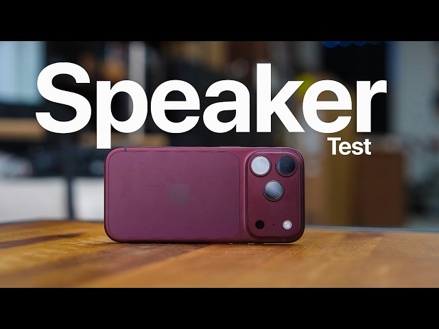 iPhone 18 Pro & iPhone 18 Pro Max S peaker Test!