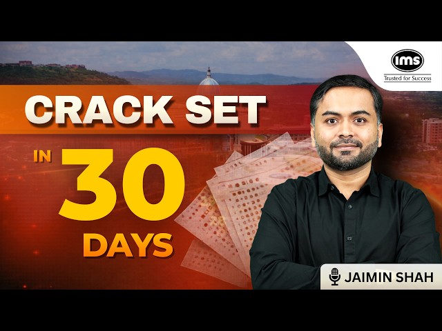 Crack SET 2026 in 30 Days! #SET2026 #setpreparation