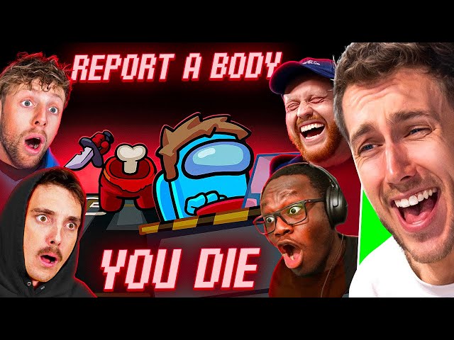MINIMINTER REACTS TO SIDEMEN AMONG US BUT IF YOU REPORT A BODY YOU DIE