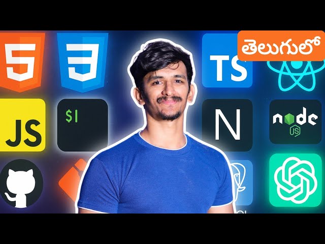 Web Developer Roadmap 2025 in Telugu | Complete Guide for Frontend, Backend, Database, and Git