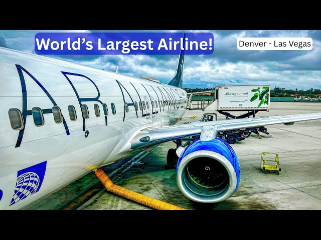 Surprisingly GOOD | United Airlines 737-800 Denver - Vegas! (Trip Report)