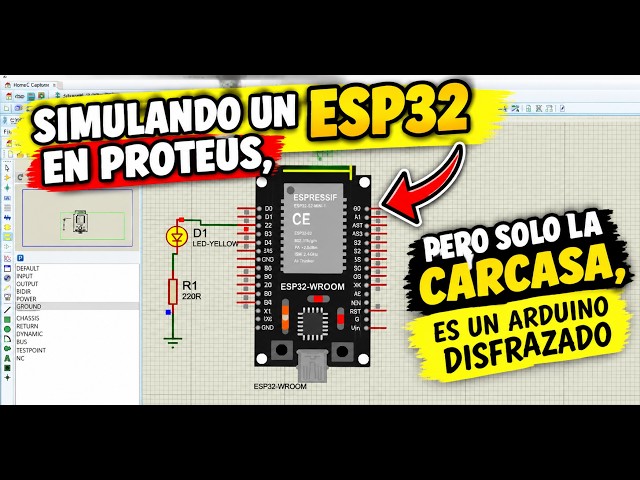 SIMULATING A FAKE ESP32 IN A PROTEUS SHELL