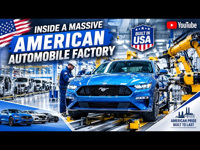 Inside a Massive American Automobile Factory | How Cars Are Made in the USA