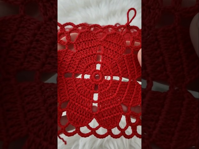 heart granny square , video tutorial is available on my channel in videos part