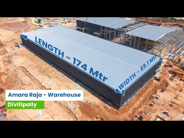Amara Raja Warehouse Construction Update | Bheemaa Infra