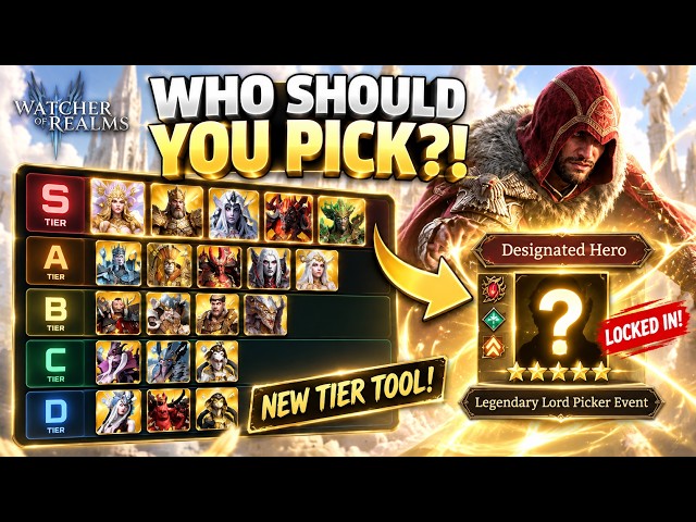 BEST Legendary Lord Pick? Tier List! | Watcher of Realms