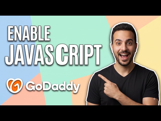 How To Enable Javascript GoDaddy (Easy Guide)