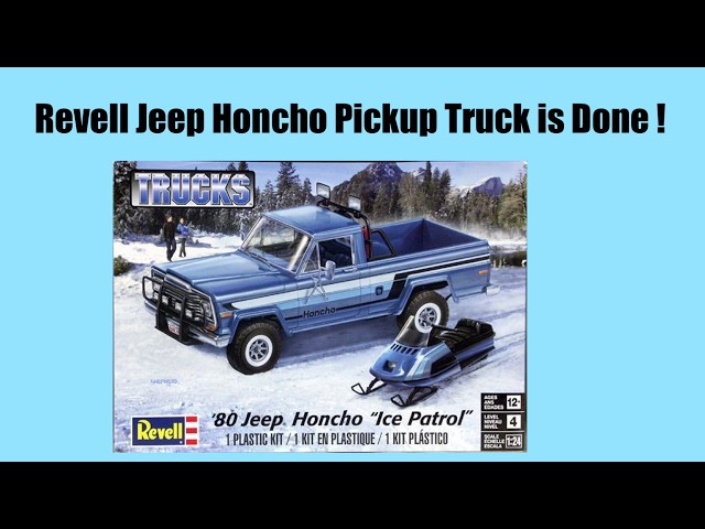 Revell Jeep Honcho Pickup Truck Model is Done ! #jeep