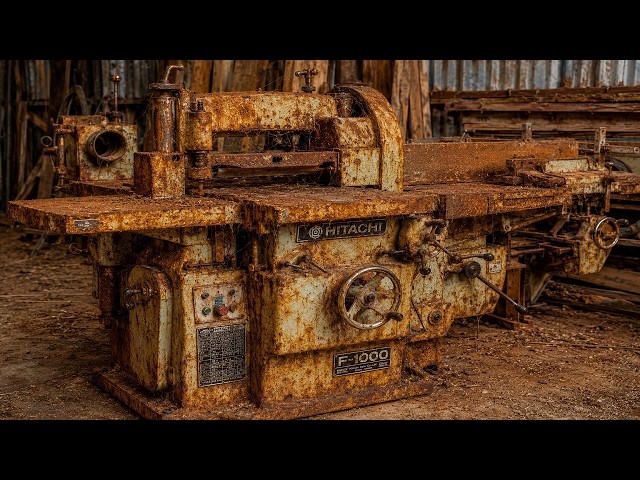 World's Most Incredible Hitachi Woodworking Machine Restoration | From Total Ruin to Like New