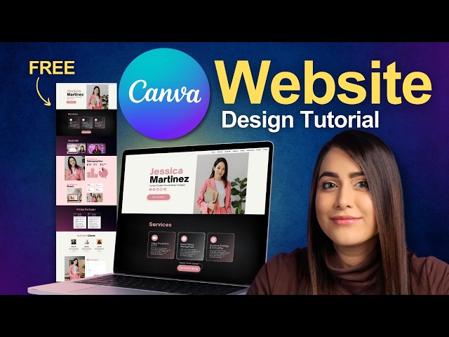 How To Make A Website Using Canva For FREE | Complete Canva Website Tutorial