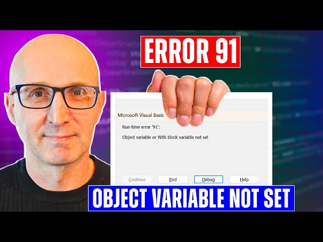 VBA Run-time Error '91' Object-variable or With block variable not set