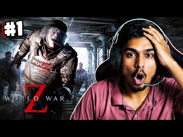 Thousands of Zombies Attacked Us! 😱| World War Z Gameplay #1🔥#worldwarz#gaming#viral #tranding #fyp
