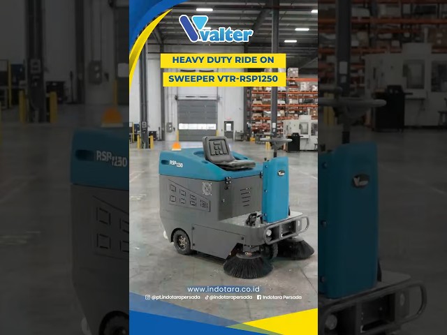 DELIVERY VALTER HEAVY DUTY RIDE ON SWEEPER VTR-RSP1250 UNTUK BAPAK ARDI DANU SAPUTRO