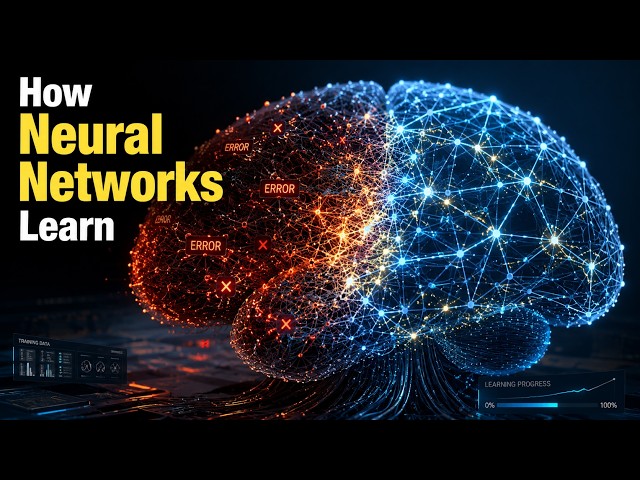 How Neural Networks Learn — Backpropagation Explained Simply