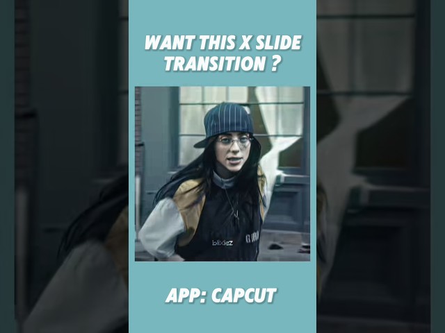 CAPCUT X SLIDE TRANSITION TUTORIAL TRENDING ON REELS #capcut #edit #tutorial