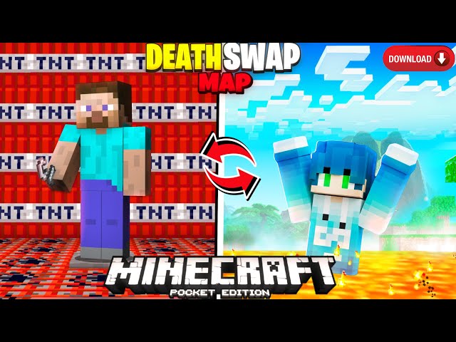 How to Play Death Swap in Minecraft PE! 😱 | Download & Install Death Swap Mod