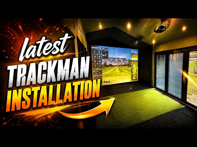 Trackman Golf Simulator Installation