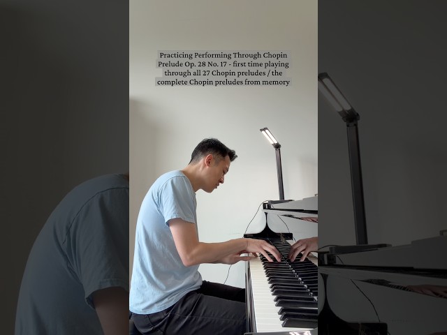 Piano Practice - Chopin Prelude Op. 28 No. 17 (2)  - 8/31/26 #pianolessonsonline