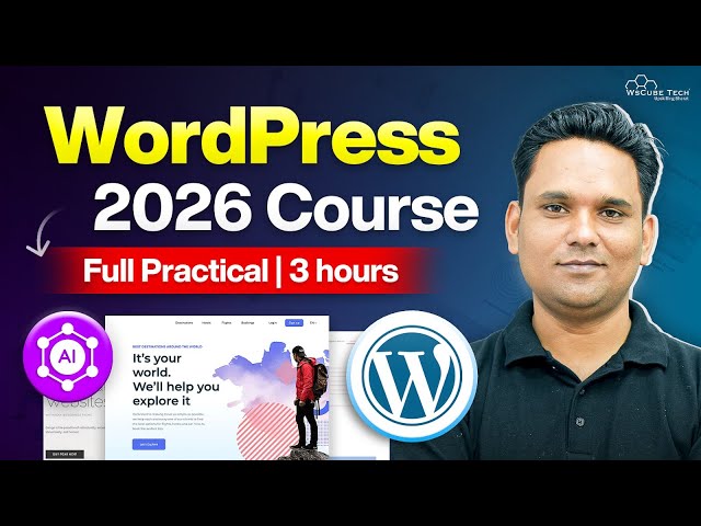 WordPress Full Course for Beginners to PRO (2026) - Build No-Code Website