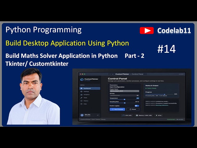 Scientific Calculator Part -2 | Python Desktop Application Project | Tkinter Application