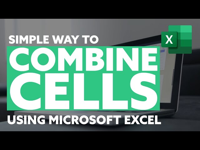 How to combine cells together with Microsoft Excel (*SUPER EASY TUTORIAL*)