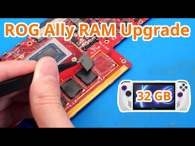 ASUS ROG Ally 32GB RAM Upgrade