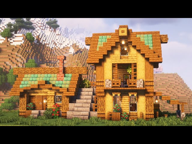 Minecraft: How to Build the Perfect Starter House | Easy Relaxing Tutorial